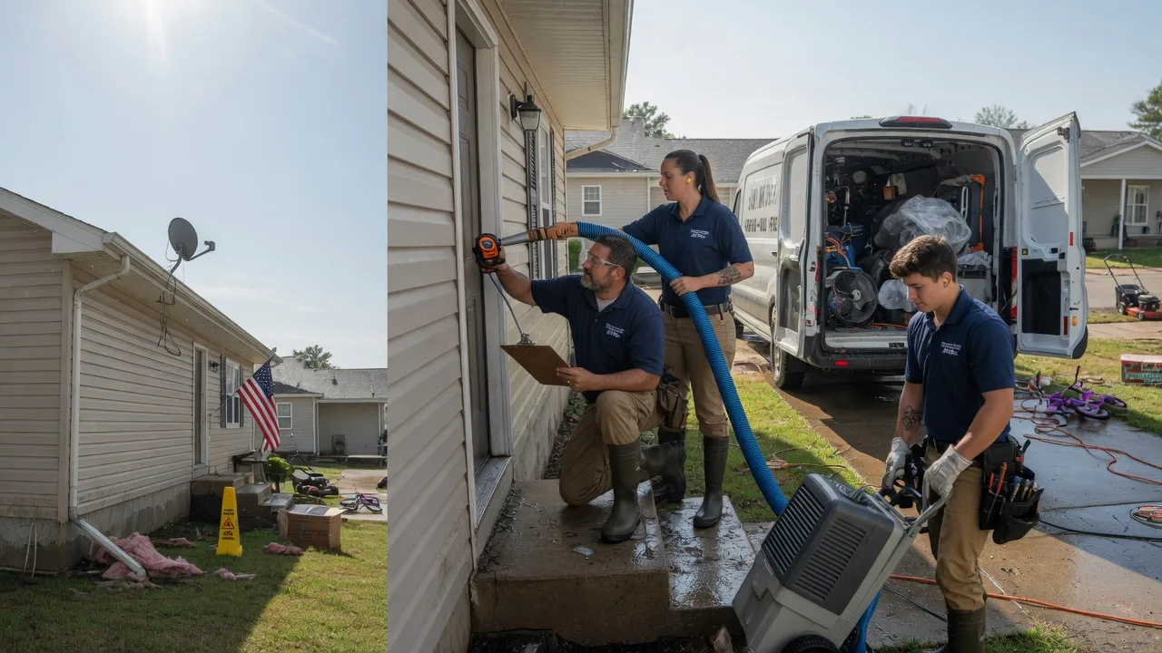 Ceiling Water Damage Restoration in Gleason, TN near me